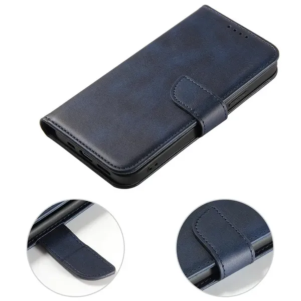 Magnet Case etui Samsung Galaxy S23 pokrowiec z klapką portfel podstawka niebieskie