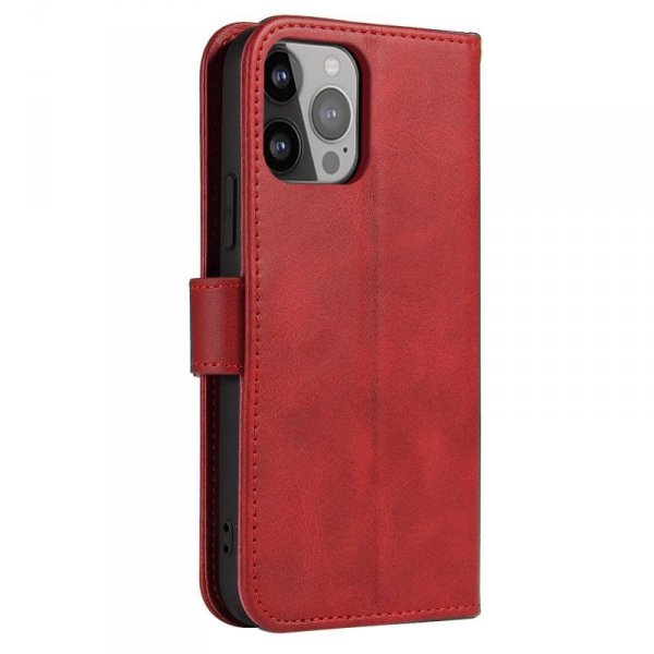 Magnet Case etui Samsung Galaxy S23 pokrowiec z klapką portfel podstawka czerwone