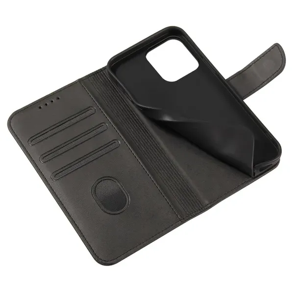 Magnet Case etui TCL 305 pokrowiec z klapką portfel podstawka czarne