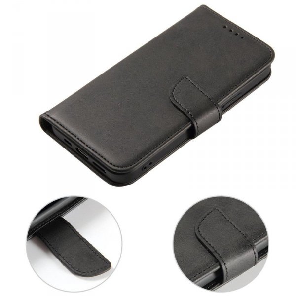 Magnet Case etui TCL 20L pokrowiec z klapką portfel podstawka czarne