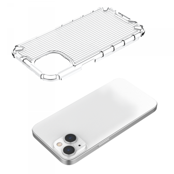 Ombre Protect Case etui do iPhone 14 Plus pancerny pokrowiec różowo-niebieskie