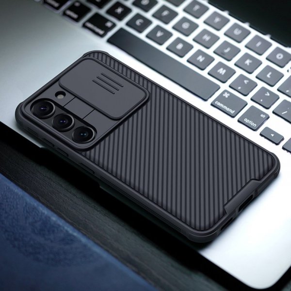 Nillkin CamShield Pro Case etui Samsung Galaxy S23 pokrowiec z osłoną na aparat czarne