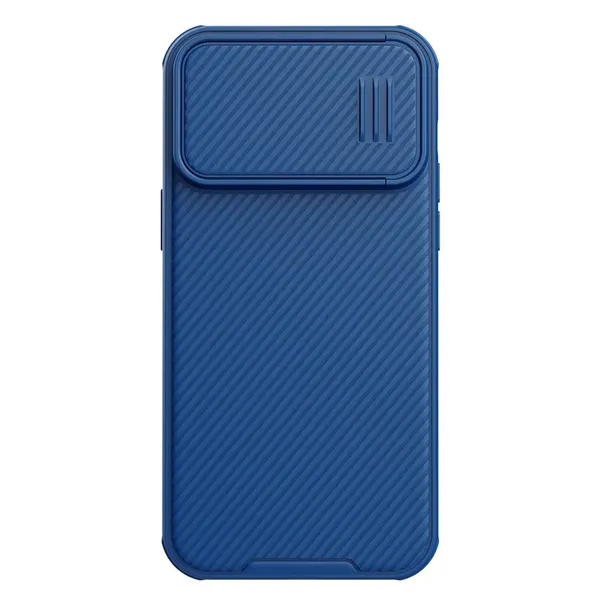 Nillkin CamShield S Case etui iPhone 14 Pro Max pancerny pokrowiec osłona na aparat niebieskie