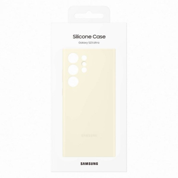 Samsung Silicone Cover etui Samsung Galaxy S23 Ultra silikonowy pokrowiec cotton (EF-PS918TUEGWW)