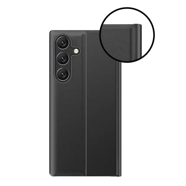 New Sleep Case etui do Xiaomi Redmi Note 12 Pro+ pokrowiec z klapką podstawka czarne