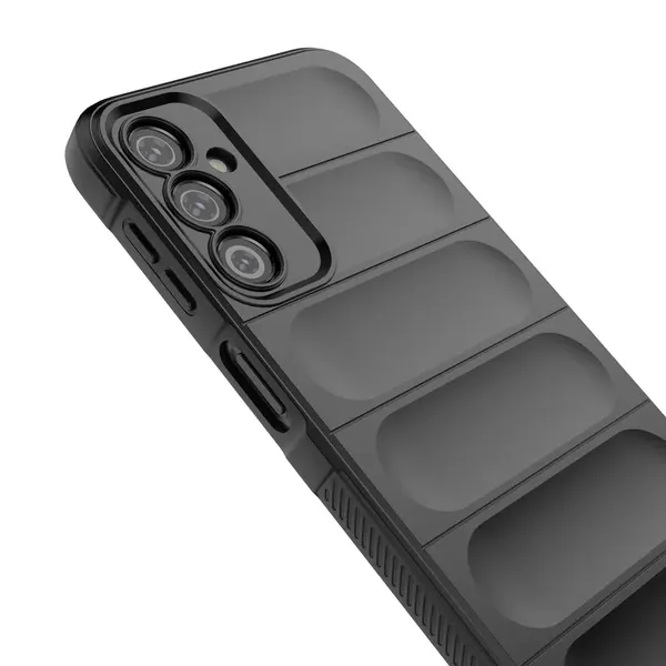 Magic Shield Case etui do Samsung Galaxy A24 4G elastyczny pancerny pokrowiec niebieskie