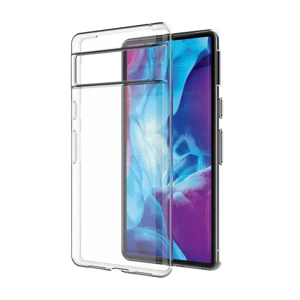 Ultra Clear 0.5mm etui do Google Pixel 7a cienki pokrowiec przezroczyste