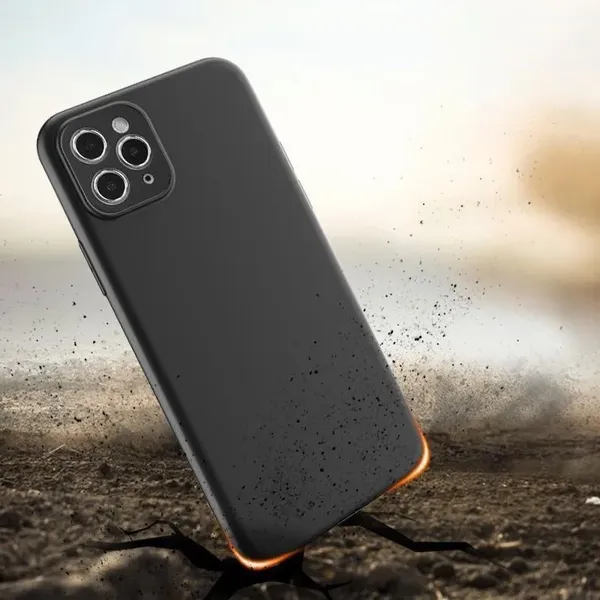 Soft Case etui do Motorola Moto G73 5G cienki silikonowy pokrowiec czarne