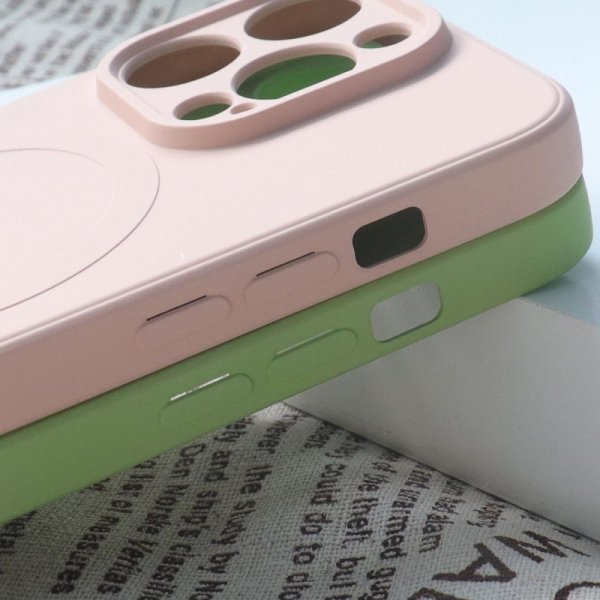 Silikonowe magnetyczne etui iPhone 14 Silicone Case Magsafe - ciemnoniebieskie