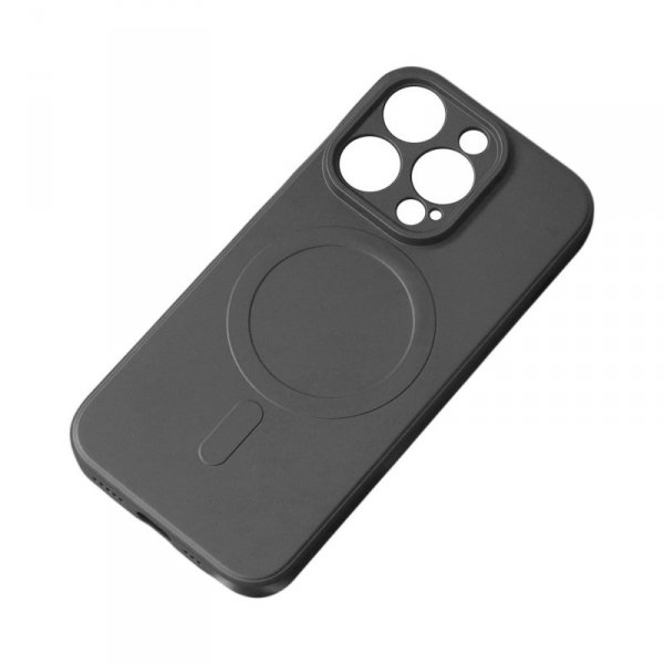 Silikonowe magnetyczne etui iPhone 13 Pro Max Silicone Case Magsafe - czarne