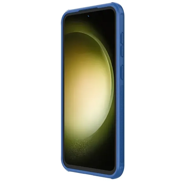 Wzmocnione etui Nillkin Super Frosted Shield Pro do Samsung Galaxy S23 FE - niebieskie