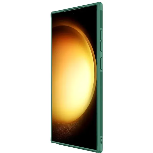 Etui Nillkin CamShield Pro pancerne z osłona na aparat do Samsung Galaxy S24 Ultra - zielone