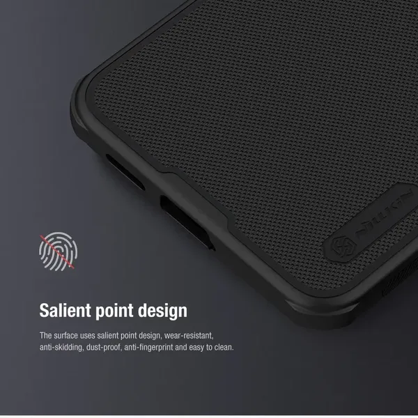 Etui Nillkin Super Frosted Shield Pro pancerne do Samsung Galaxy S24 - czarne