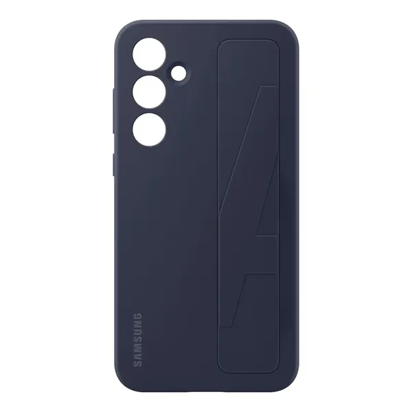 Etui Samsung Standing Grip Case EF-GA556TBEGWW na Samsung Galaxy A55 z uchwytem - niebiesko-czarne