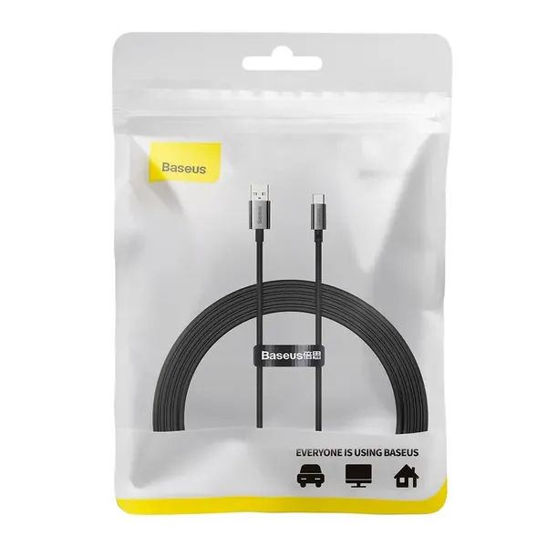 Kabel Baseus Superior Series USB-A / USB-C 100W 1m - czarny