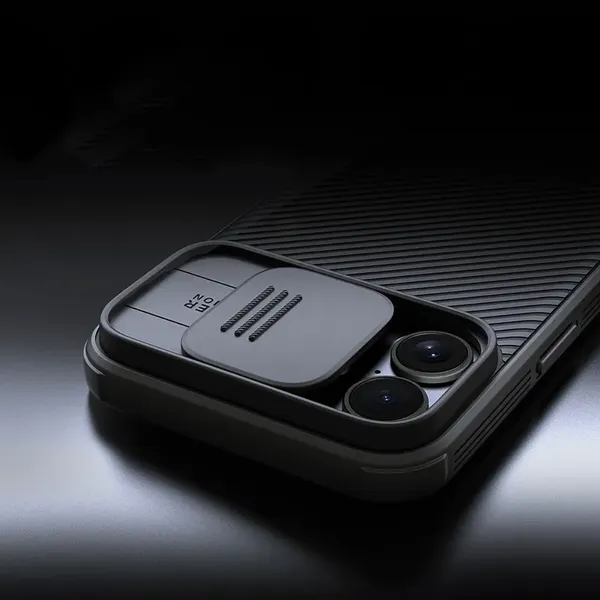 Etui Nillkin CamShield Pro Case na iPhone 16 z osłoną na aparat - czarne