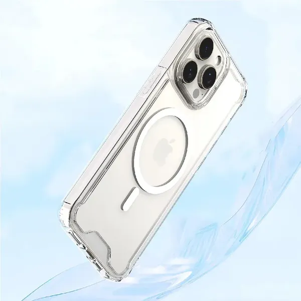 Etui Wozinsky Clear Corner Case MagSafe na Samsung Galaxy S24 FE - przezroczyste