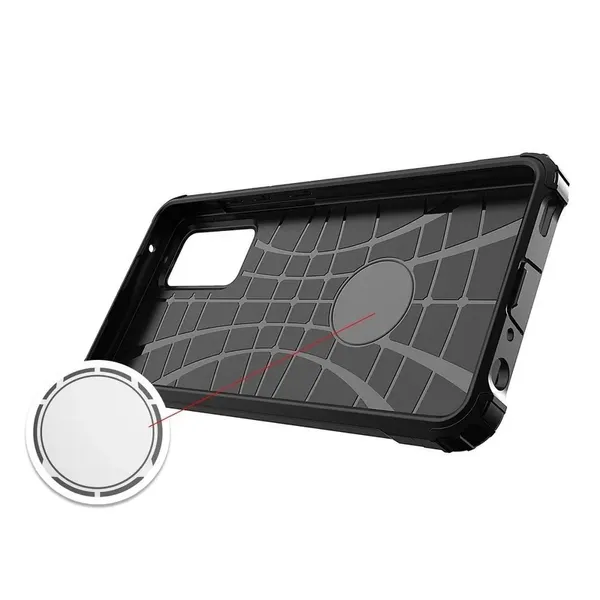 Pancerne hybrydowe etui Hybrid Armor pokrowiec na Samsung Galaxy A26 - czarne