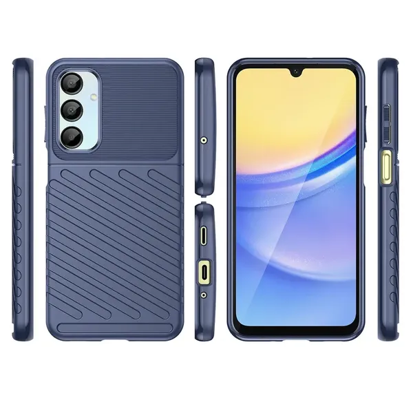 Etui Thunder Case na Samsung Galaxy A26 silikonowy pancerny pokrowiec - niebieskie