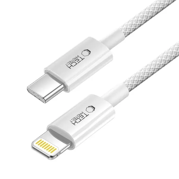 Kabel Tech-Protect UltraBoost USB-C / Lightning PD27W/3A 100 cm - szary
