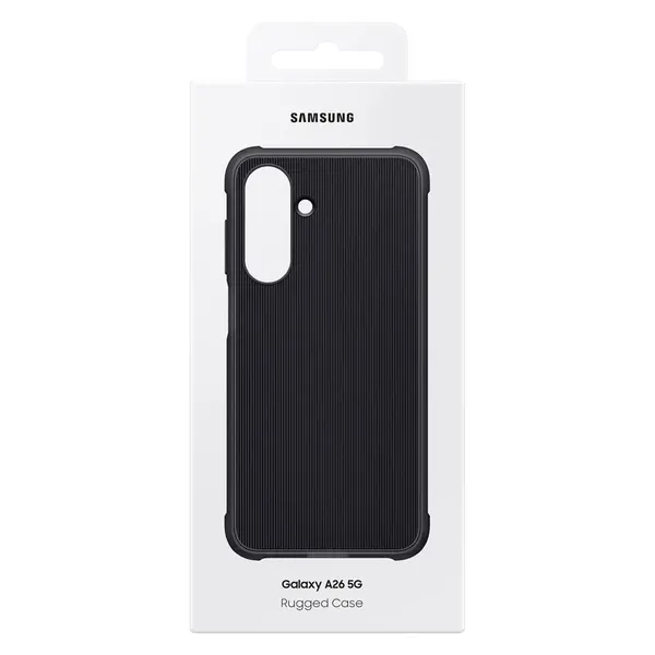 Etui silikonowe Samsung Rugged EF-RA266CBEGWW na Samsung Galaxy A26 5G - czarne