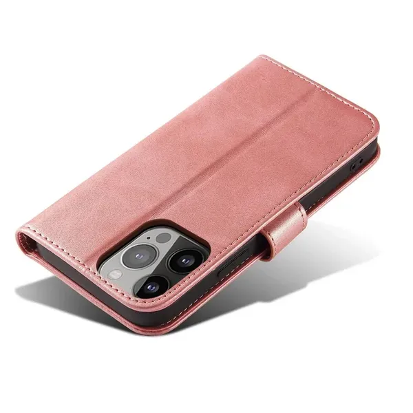 Etui Magnet Case z klapką na iPhone 16e - różowe