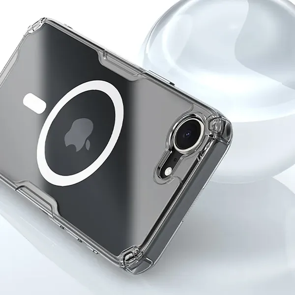 Etui Nillkin Nature Pro Magnetic na iPhone 16e - przezroczyste