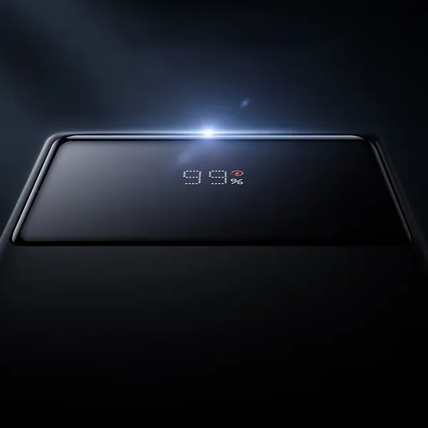 Powerbank Baseus Star-Lord 10000mAh 22,5W z wyświetlaczem cyfrowym i kablem USB-C 3A 30cm - czarny