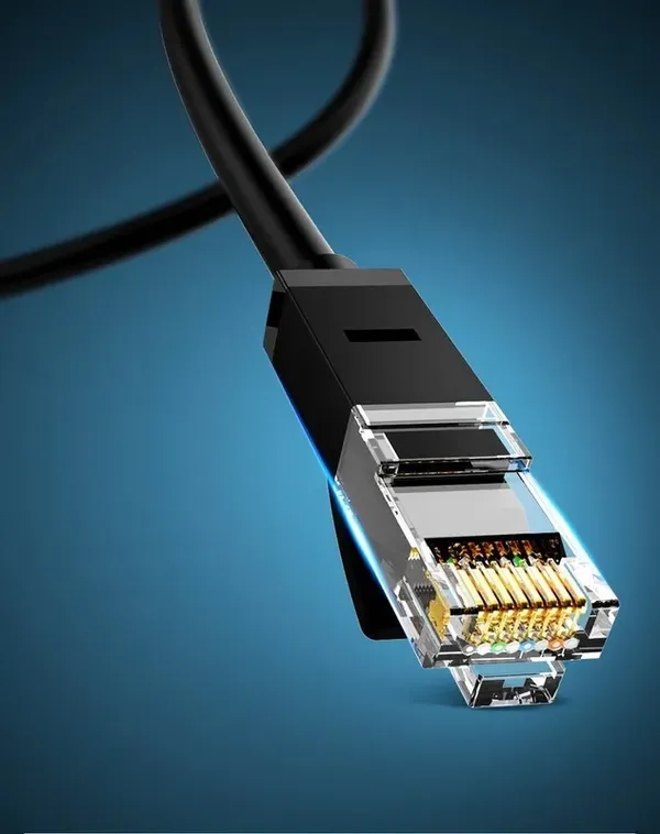 Ugreen kabel przewód internetowy sieciowy Ethernet patchcord RJ45 Cat 6 UTP 1000Mbps 5m czarny (20162)