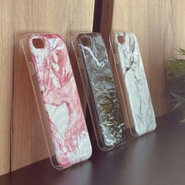 Wozinsky Marble żelowe etui pokrowiec marmur Samsung Galaxy A31 różowy