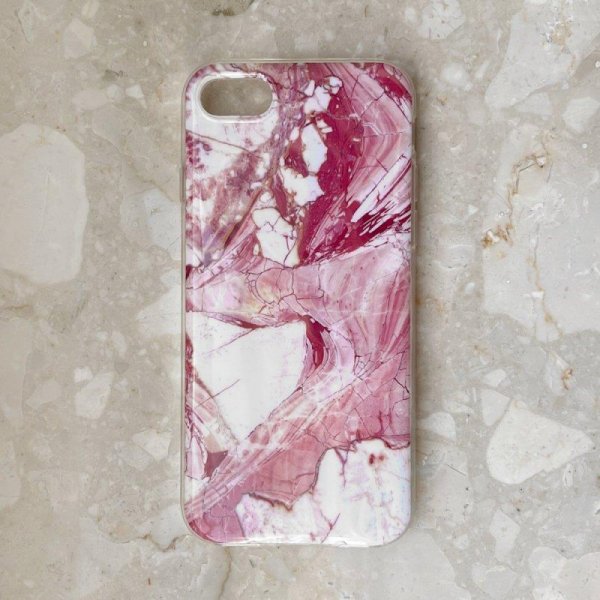 Wozinsky Marble żelowe etui pokrowiec marmur Samsung Galaxy A31 różowy