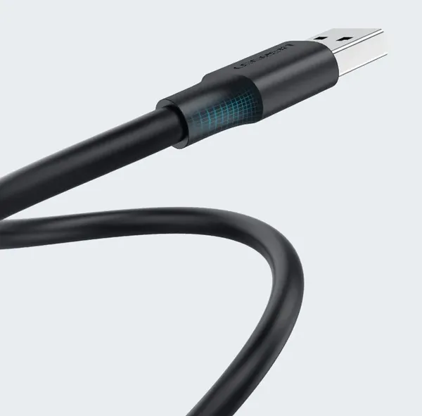 Ugreen kabel przewód USB 2.0 (męski) - USB 2.0 (męski) 2 m czarny (US128 10311)