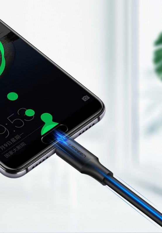 Kabel Ugreen US287 60117 USB-A / USB-C 3A 1.5m - czarny
