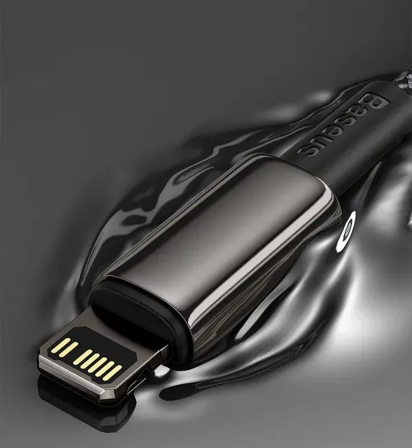 Kabel Baseus CATLWJ-01 Lightning - USB-C PD 20W 480Mb/s 1m - czarny