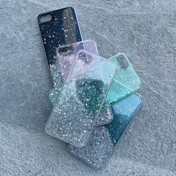 Wozinsky Star Glitter błyszczące etui pokrowiec z brokatem Samsung Galaxy M51 czarny