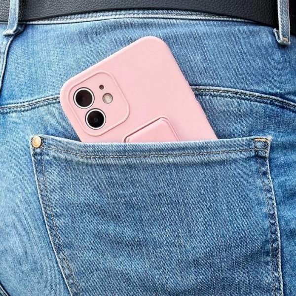 Wozinsky Kickstand Case silikonowe etui z podstawką etui Xiaomi Redmi 10X 4G / Xiaomi Redmi Note 9 szare
