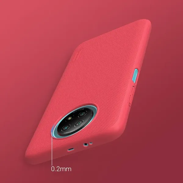 Nillkin Super Frosted Shield wzmocnione etui pokrowiec Xiaomi Redmi Note 9T 5G czarny