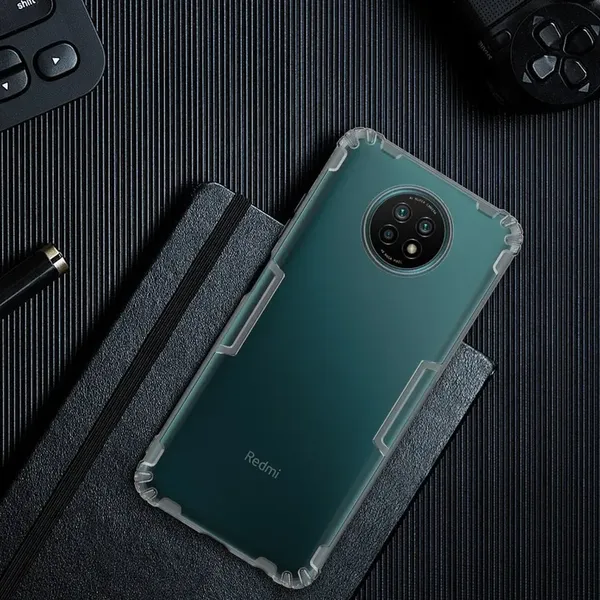 Nillkin Nature żelowe etui pokrowiec ultra slim Xiaomi Redmi Note 9T 5G przezroczysty