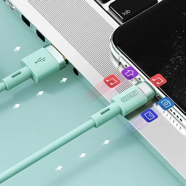 Joyroom kabel USB - Lightning 2,4A 1,2 m (S-1224N2 White)