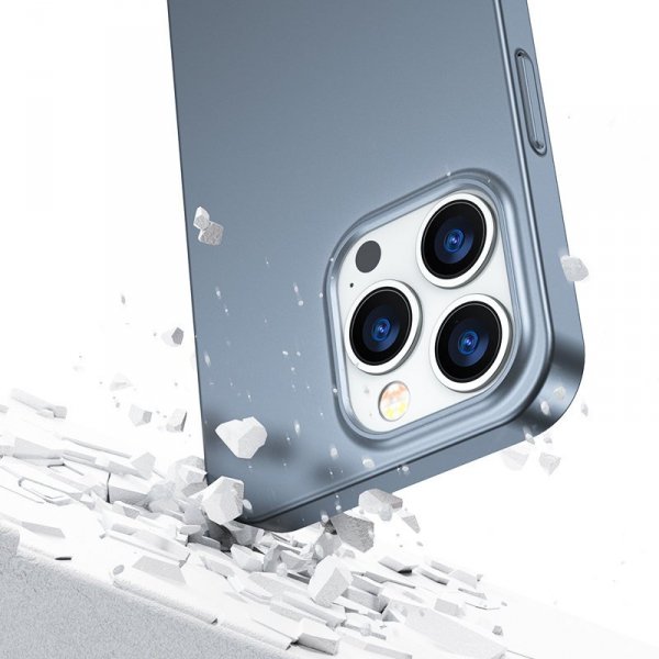 Joyroom 360 Full Case etui pokrowiec do iPhone 13 Pro obudowa na tył i przód + szkło hartowane szary (JR-BP935 tranish)