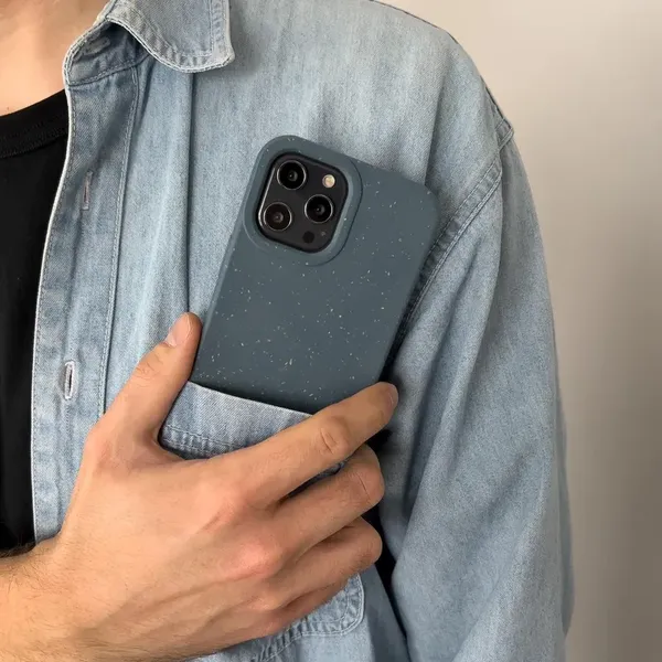 Eco Case etui do iPhone 12 Pro Max silikonowy pokrowiec obudowa do telefonu żółty