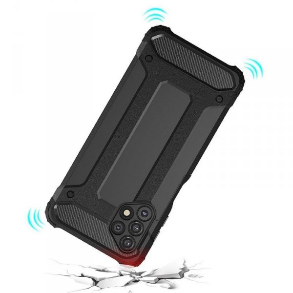 Hybrid Armor pancerne hybrydowe etui pokrowiec Samsung Galaxy A73 czarny