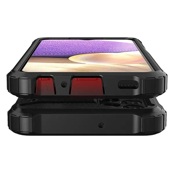 Hybrid Armor pancerne hybrydowe etui pokrowiec Samsung Galaxy A73 czarny