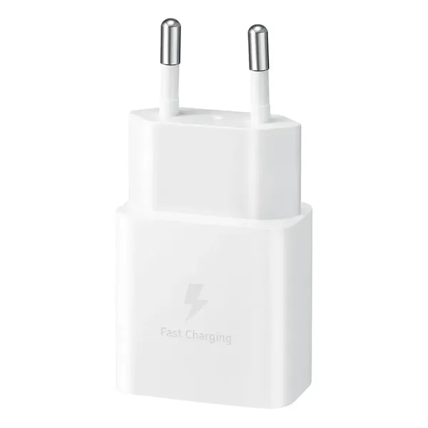 Ładowarka sieciowa Samsung EP-T1510XWEGEU USB-C 15W PD AFC + kabel USB-C - biała