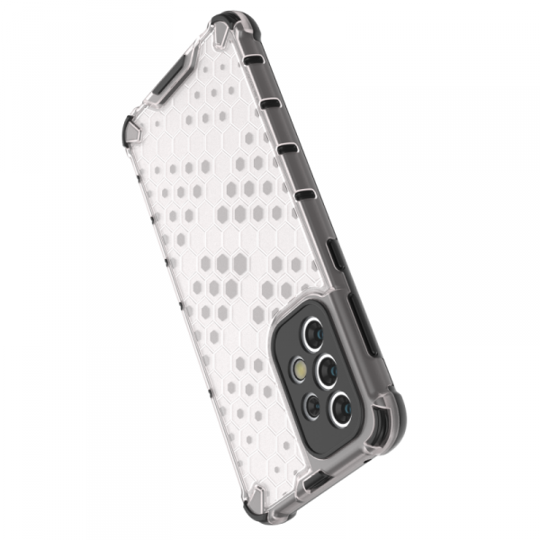 Honeycomb etui pancerny pokrowiec z żelową ramką Samsung Galaxy A33 5G czarny