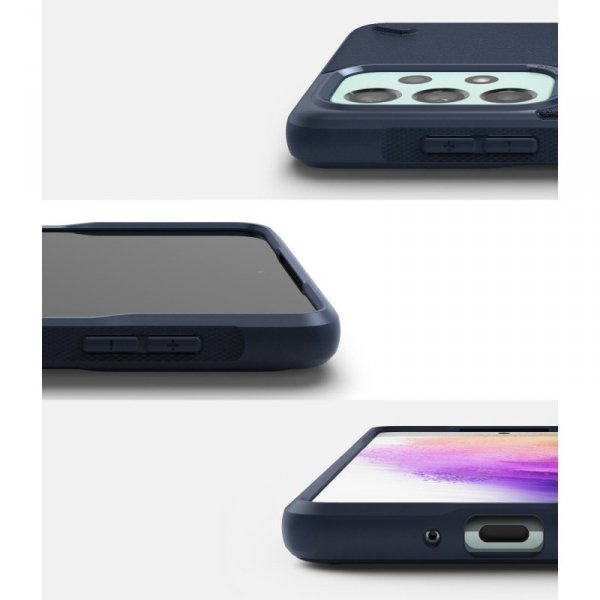 Ringke Onyx wytrzymałe etui pokrowiec Samsung Galaxy A73 granatowy