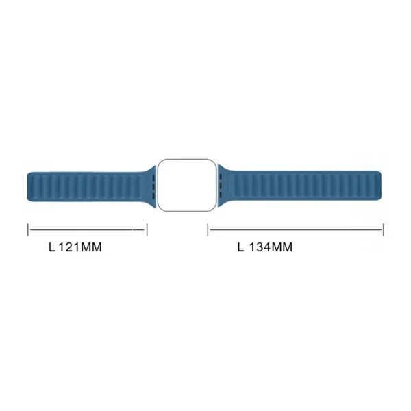 Pasek magnetyczny Magnetic Strap opaska bransoleta do Apple Watch 41 mm - czarny