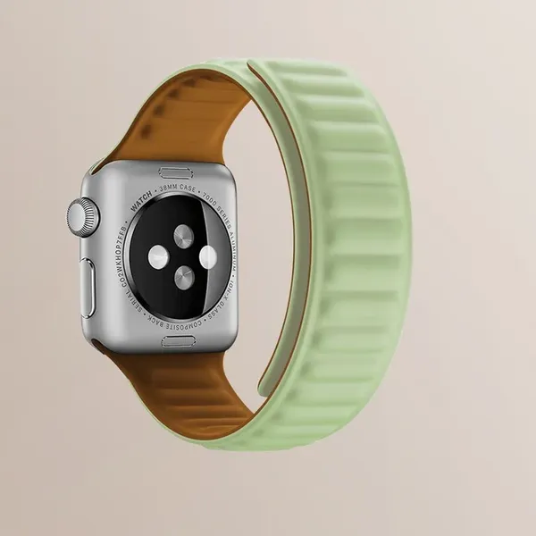 Pasek magnetyczny Magnetic Strap opaska bransoleta do Apple Watch 41 mm - czerwony