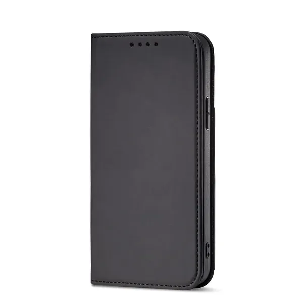 Magnet Card Case etui do iPhone 12 Pro Max pokrowiec portfel na karty kartę podstawka czarny