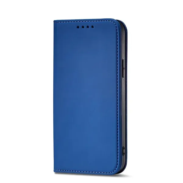 Magnet Card Case etui do Samsung Galaxy S22 Ultra pokrowiec portfel na karty kartę podstawka niebieski